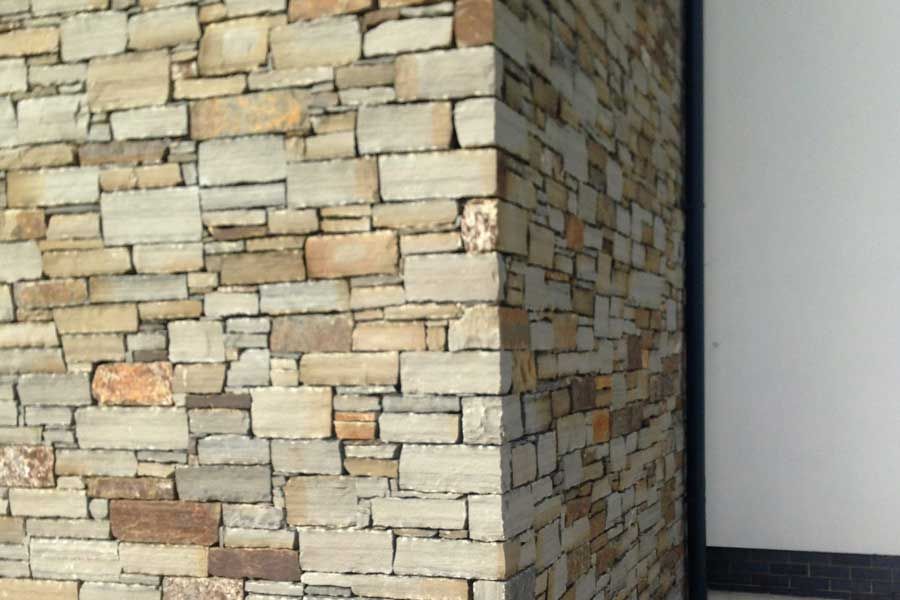 Varied shades with dressed corner stones