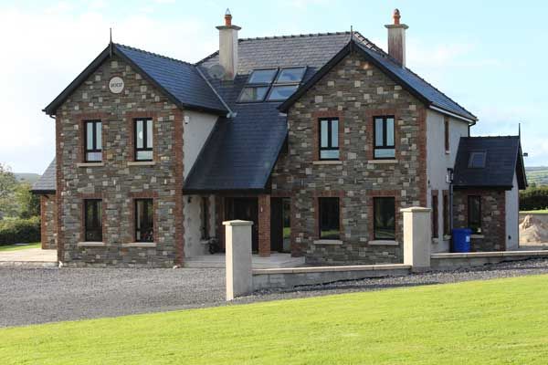 Grey, brown & cream sandstone mixed