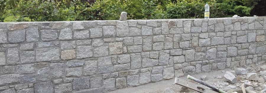 Dressed Grey granite