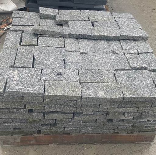 Dressed modular granite cladding