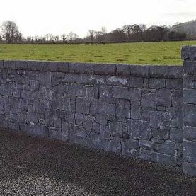 Kilkenny blue limestone with dressed traditional soldier coursing