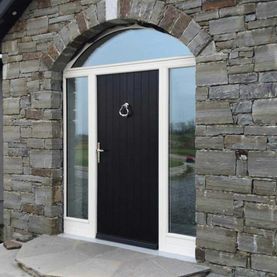 Grey sandstone with mixed shades and hand chiseled Arch