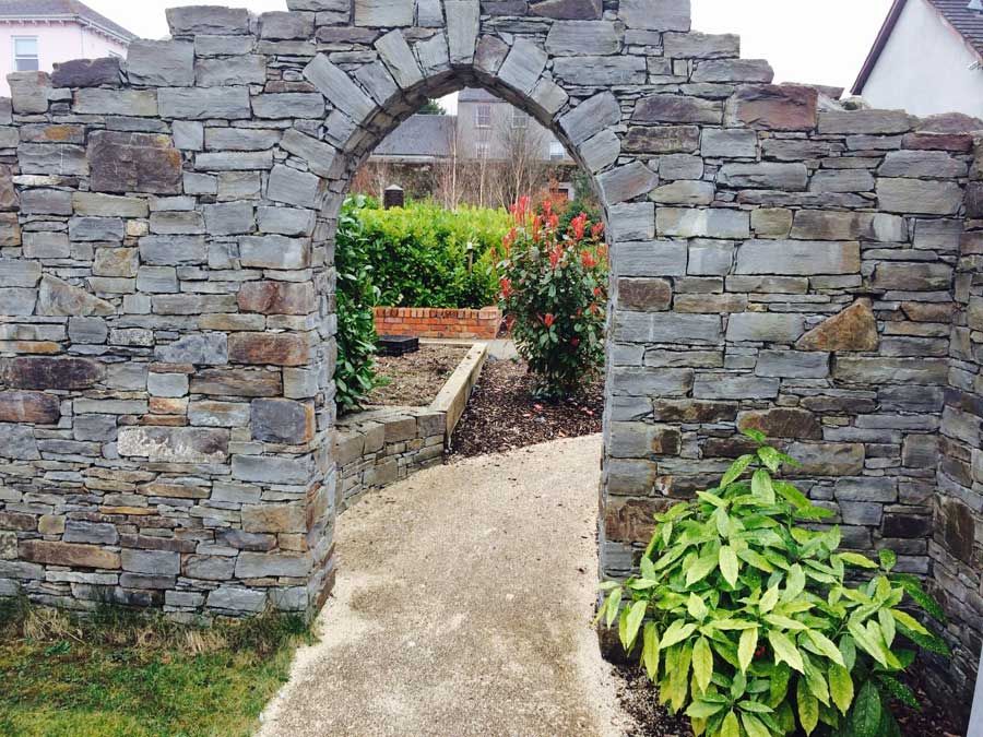 Bespoke Arch with hand dressed key stones