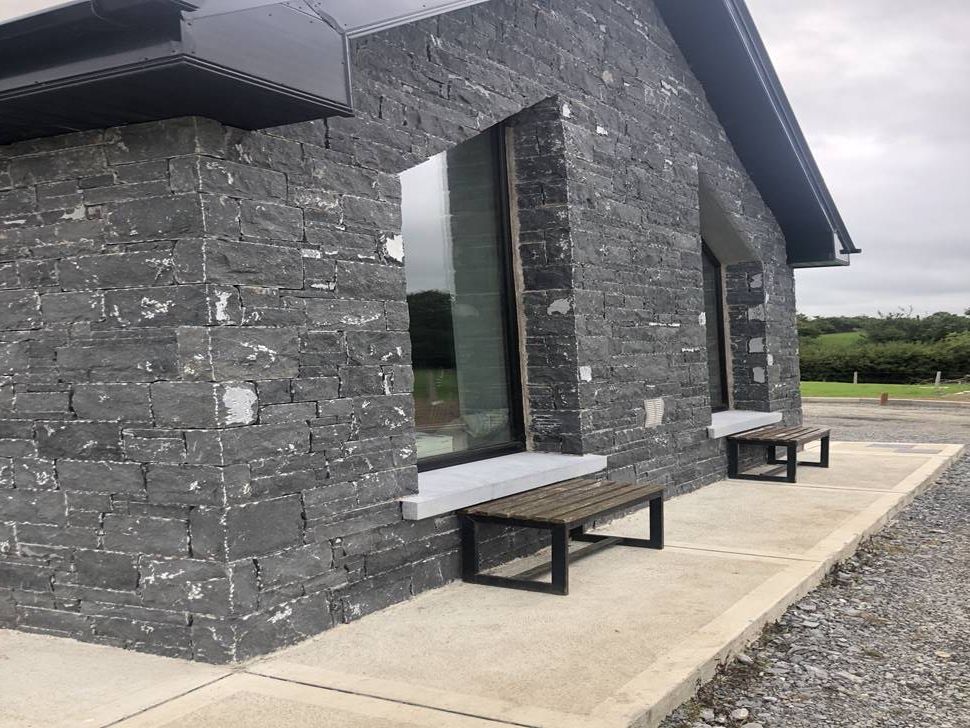 Modular limestone enhanced with Irish limestone cills 